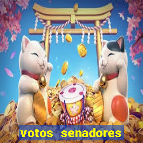 votos senadores impeachment moraes